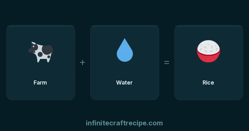 How to make 🍚 Rice in Infinite Craft - Rice recipe