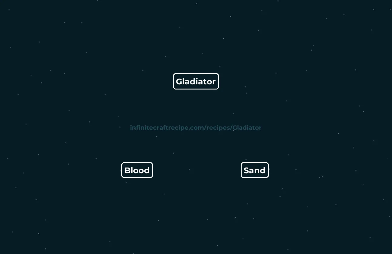 how to make gladiator in infinite craft